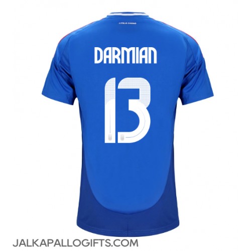 Italia Matteo Darmian #13 Kotipaita EM-Kisat 2024 Lyhythihainen